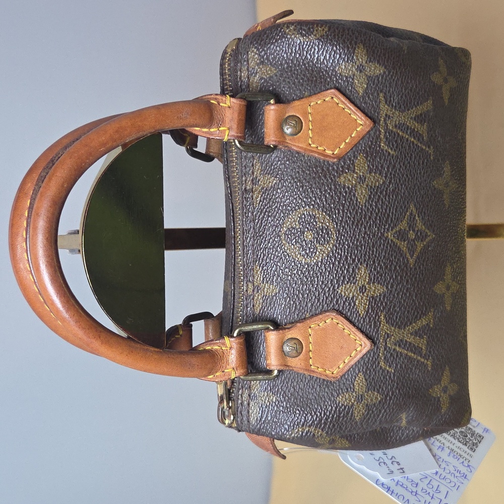 Louis Vuitton Monogram 1992 Speedy Mini HL Well Preserved/Archival ultra Rare